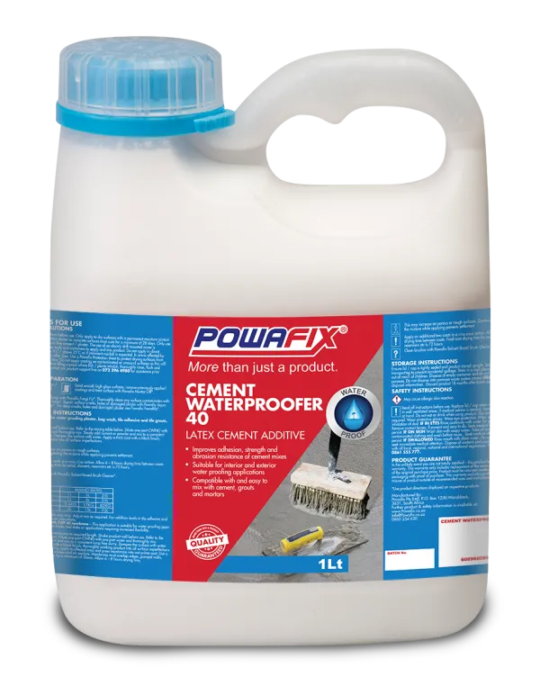 POWAFIX CWP40 CEMENT WATERPROOFER 1L