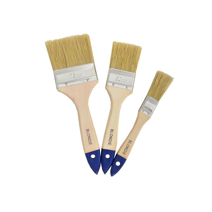 Academy Brushware — Blonde Paint Brush Set 3pc