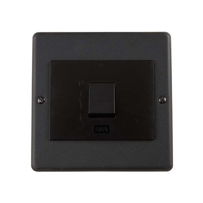 Lesco Matt Black 50A Isolator Switch 4x4