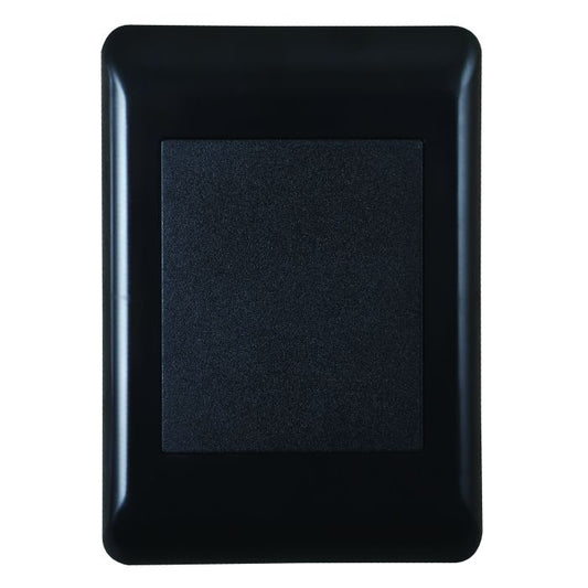 Lesco Apollo Black Blank Cover Plate 2x4 AP42SW0-SB