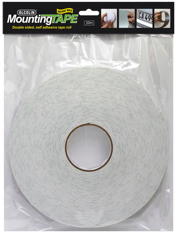 Alcolin Tape Double Sided 24mm x 3.0mm x 20m 003-21