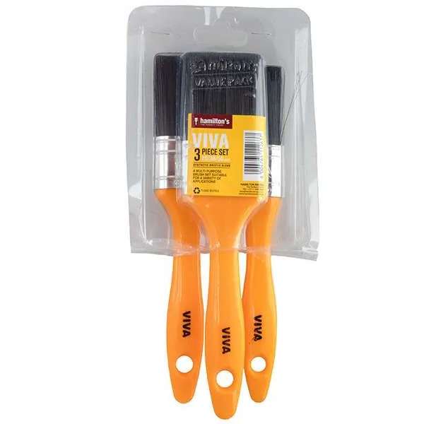 Hamiltons Brush — Viva 3pc Brush Set (25/38/50mm)