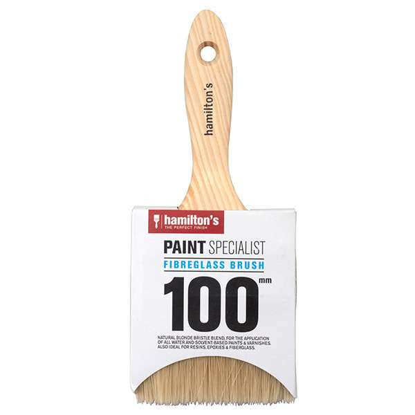 Hamiltons Brush — Fibreglass Brush 100mm