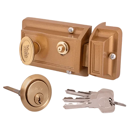 YALE Traditional Nightlatch - Gold