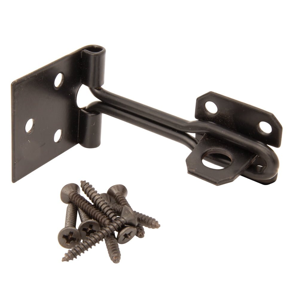 75MM WIRE HASP/STAPL BLKJP