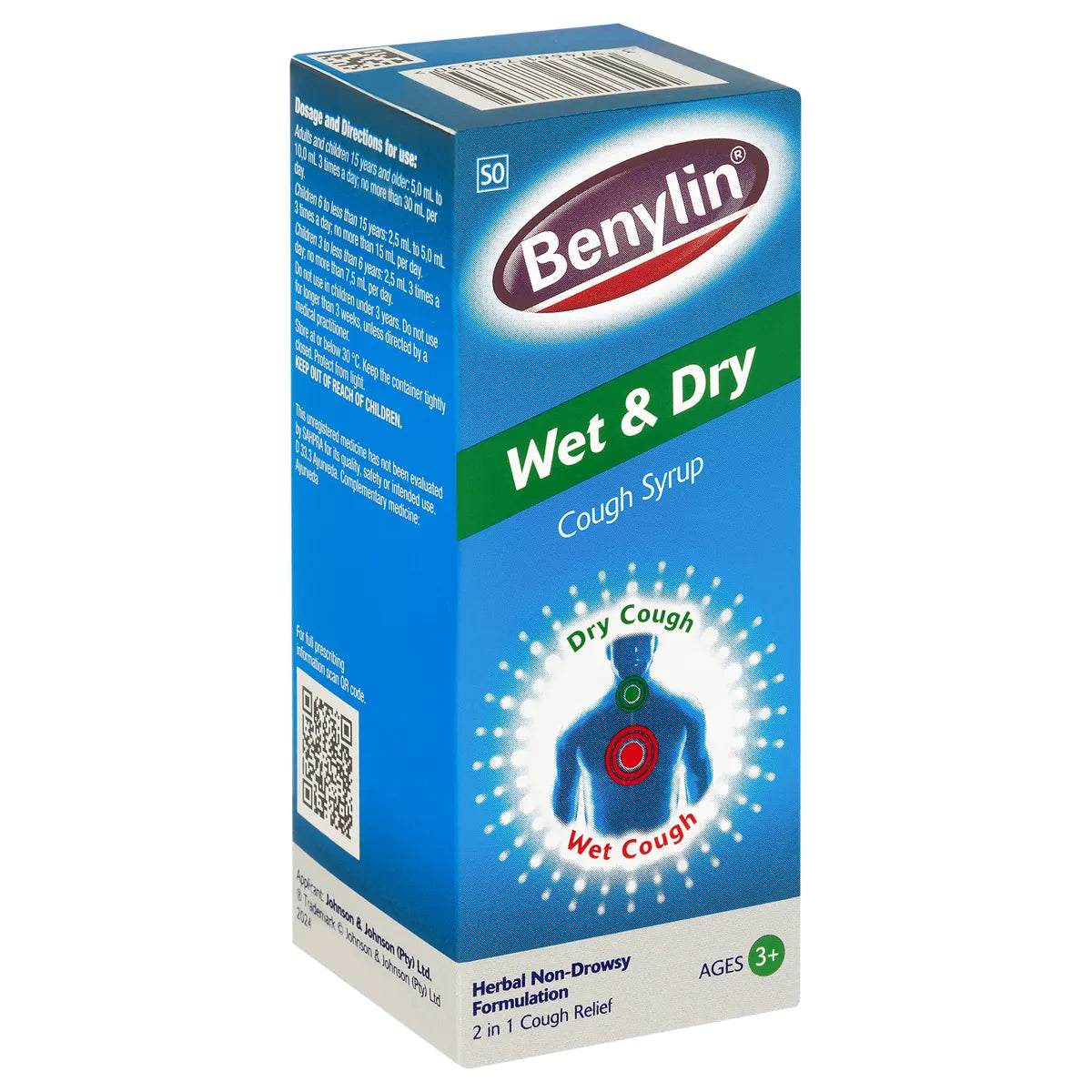 Benylin Cough Syrup Wet Dry 100ml