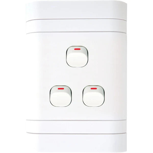 3Lever 1Way Switch 2X4 Lesco L423W1