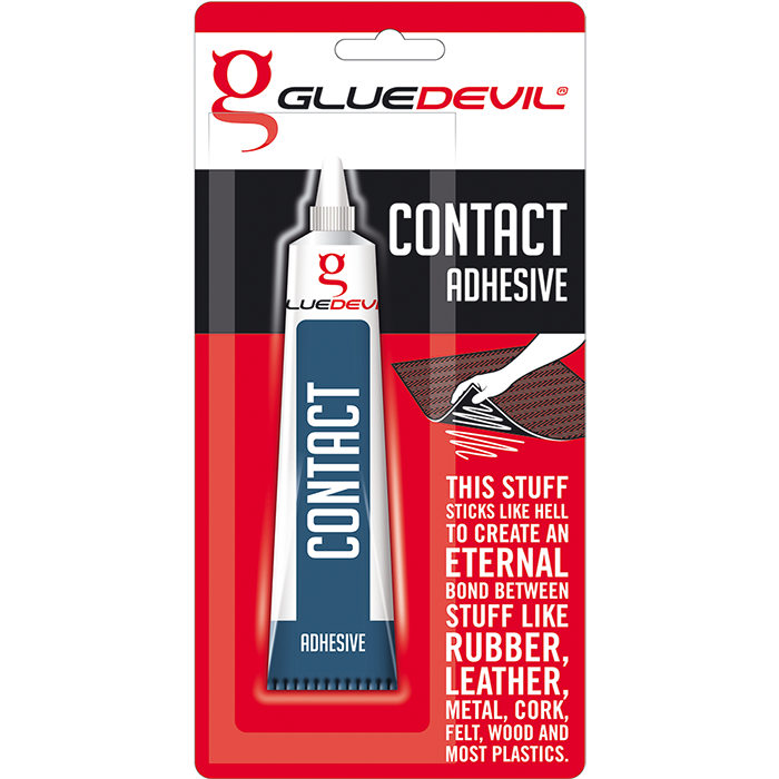 GLUEDEVIL CONTACT ADHESIVE 50ML BLISTER PACK