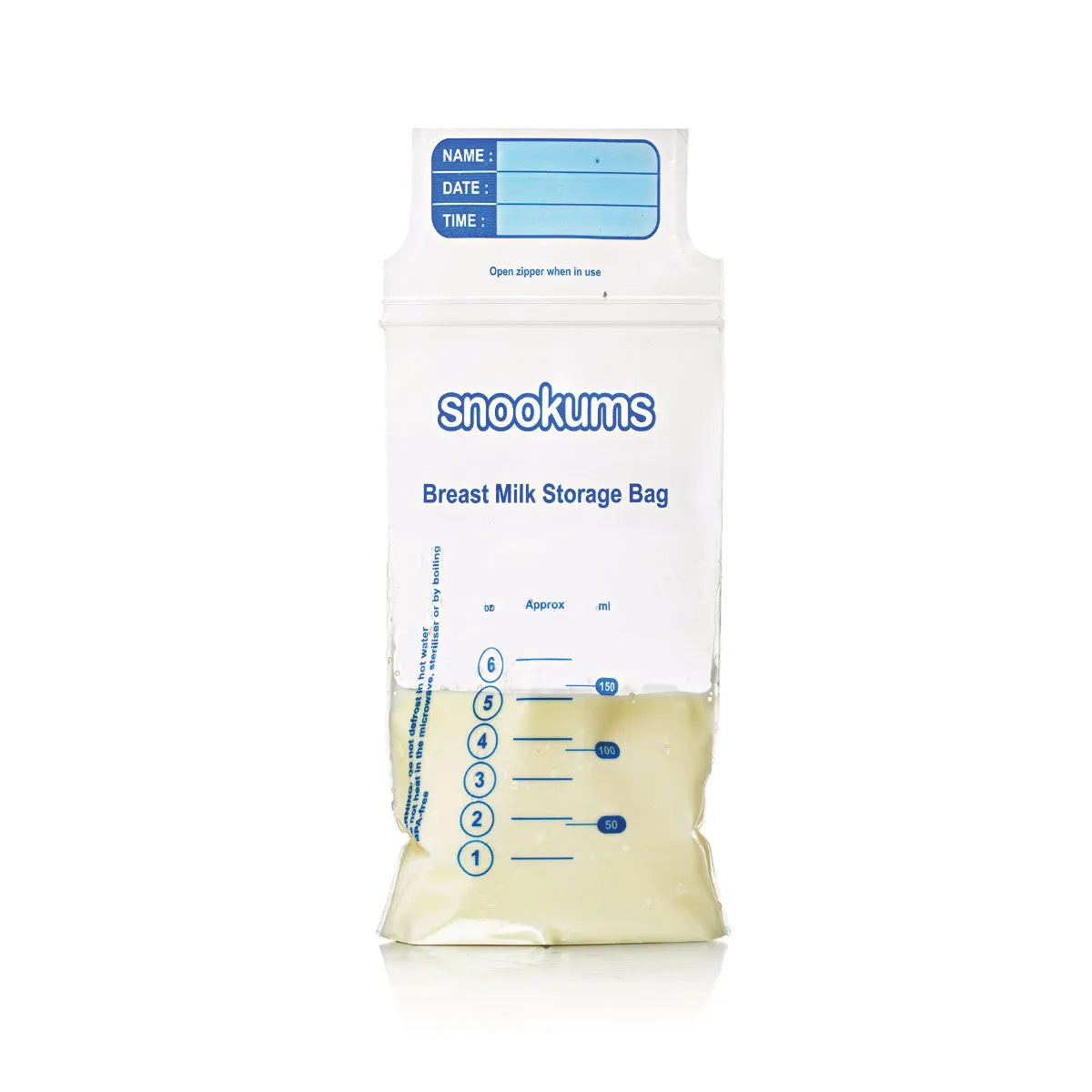 Snookums Breastmilk Storage Bags 150ml 25s