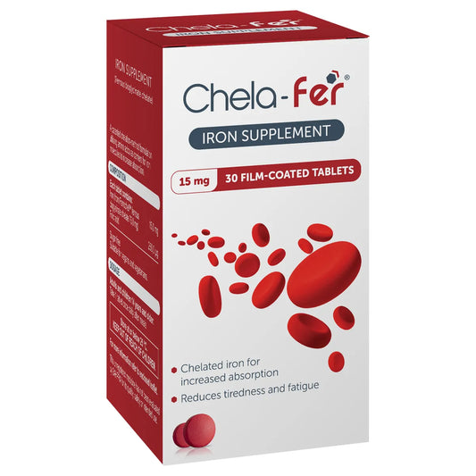 Chela-fer Iron 15mg 30 Tabs