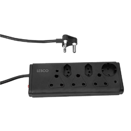 Lesco Multiplug 6Way Black