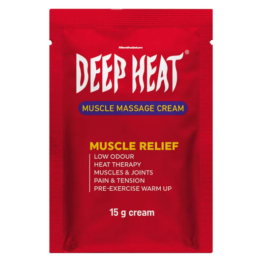 Deep Heat Muscle Massage Cream 15g