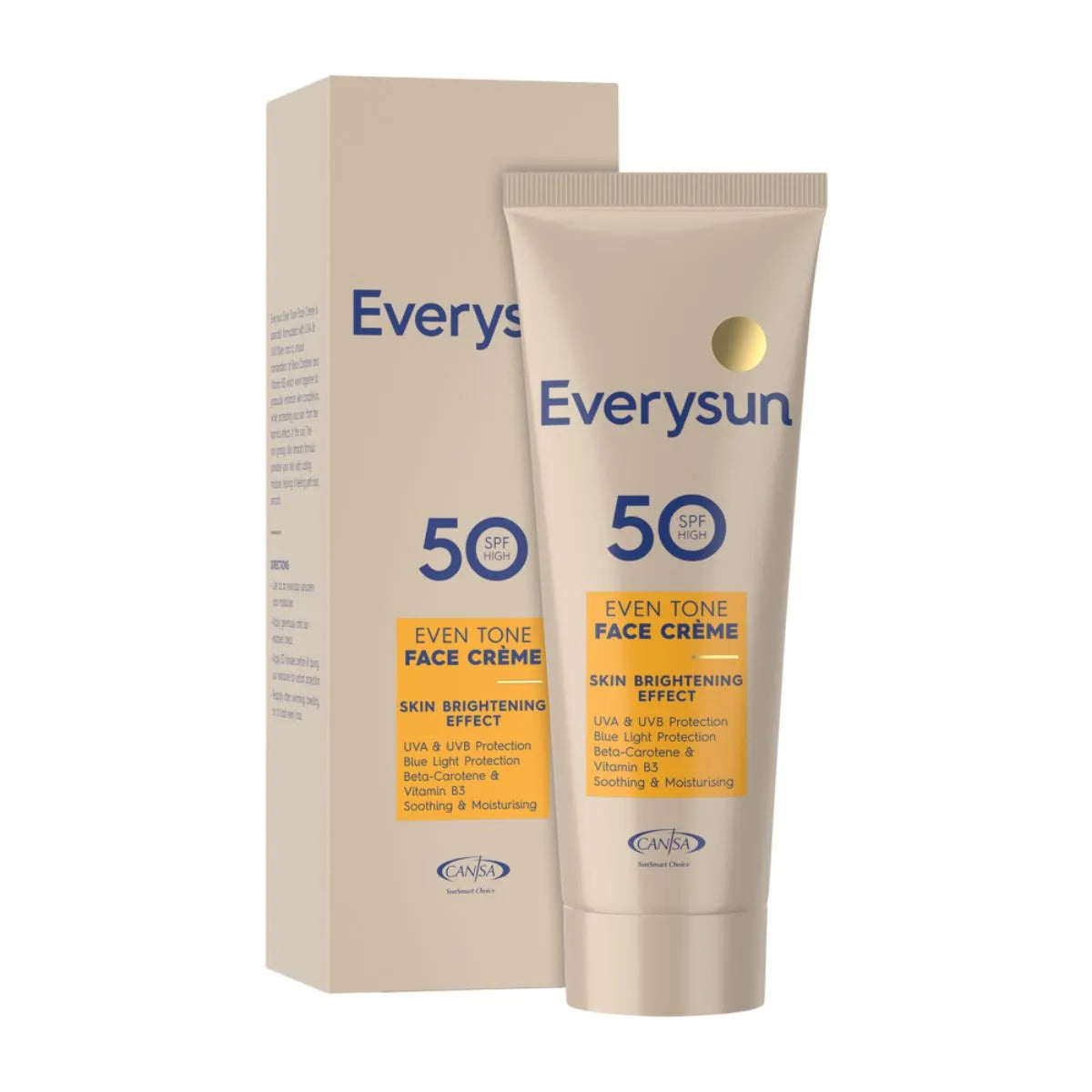 Everysun Sunscreen Face Creme Even Tone Spf50