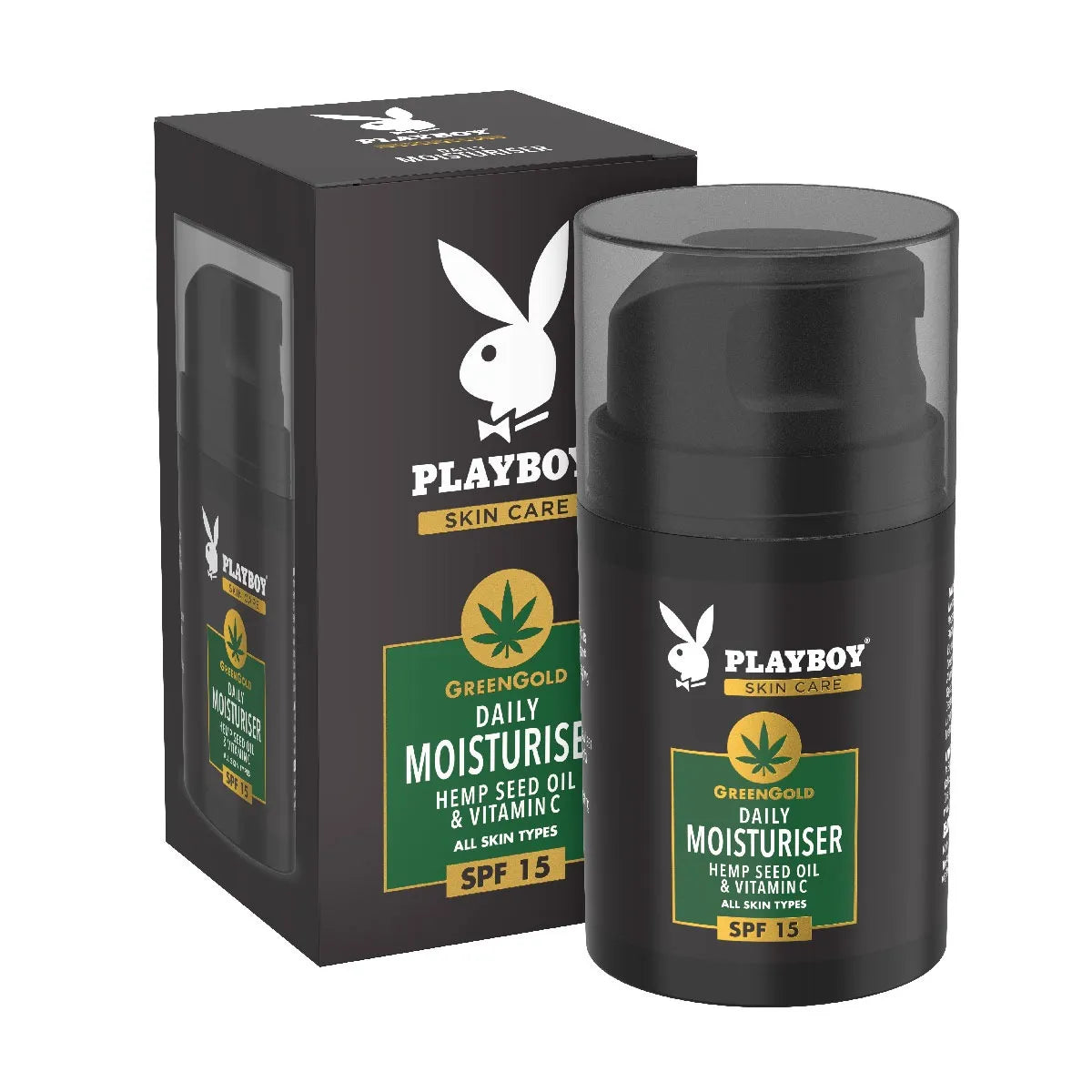 Playboy Daily Face Moisturiser Green Gold 50ml