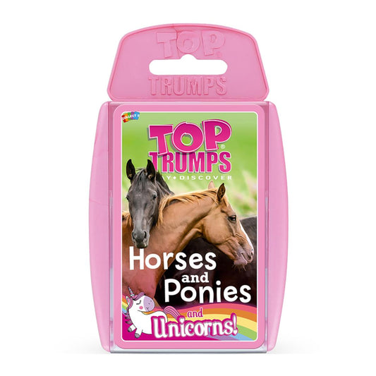 Horses Ponies & Unicorns Top Trumps Card Game