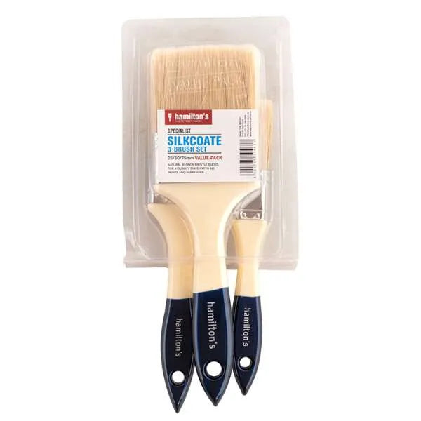 HAMILTONS Silkcoate 3-piece Brush Set
