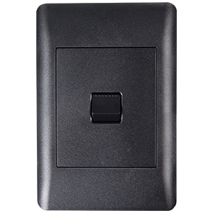 Lesco Apollo Switch 1 Lever 1-Way 100×50 AP42SW1/1-SB