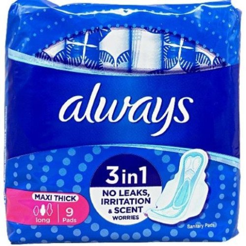 Always Maxi Thick Long Sanitary Pads (8's)