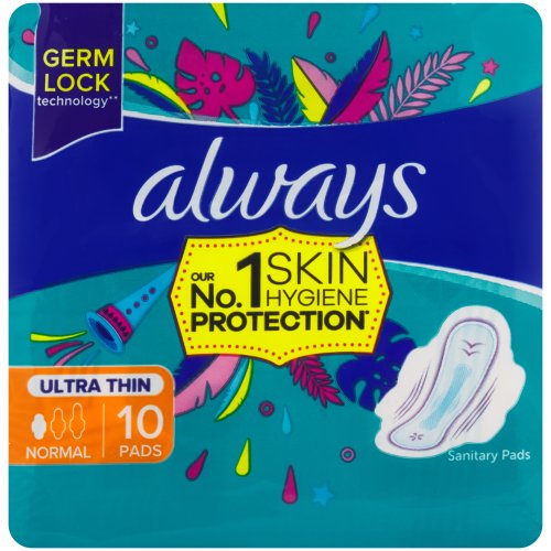 Always Ultra Thin Normal Sanitary Pads (10's)
