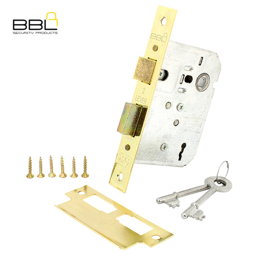 BBL 2 Lever Mortice Lock BBL22959-76BP-1