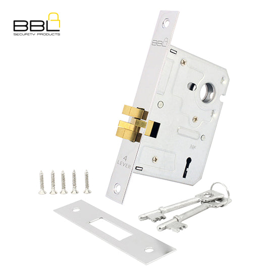 BBL 4 Lever Clawbolt Mortice Lock BBL31376SS-1