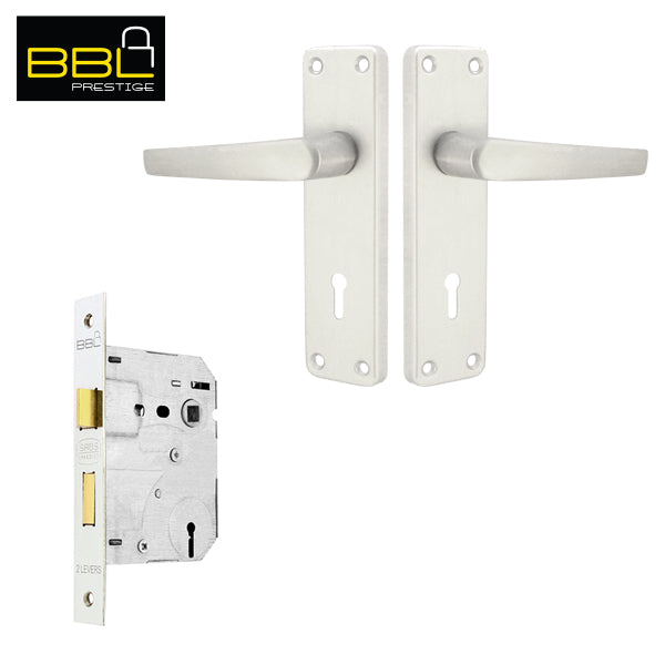 BBL Aluminium Handle Mortice Lockset BLA582-A1-52CH