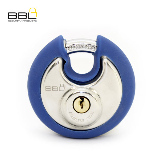 BBL Bump Guard Discus Padlocks BBP170BLU-1 70MM