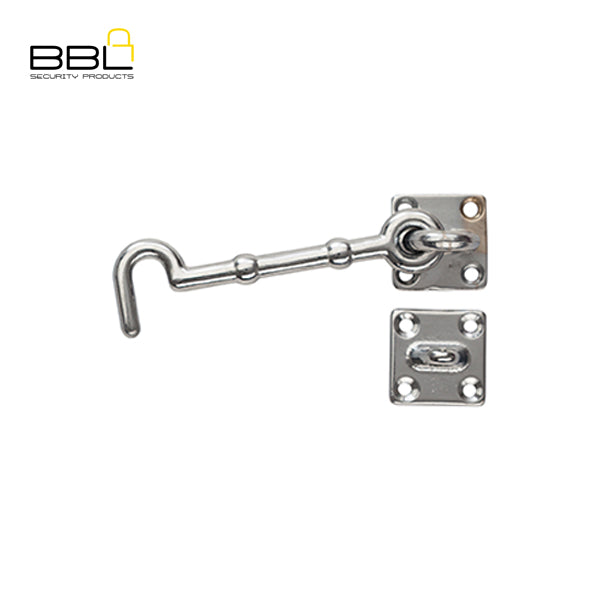 BBL Cabin Hook 100mm Satin Nickel Door Fittings BBFCH100-SN-1