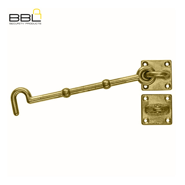 BBL Cabin Hook 150mm Brass Door Fittings BBFCH150-BP-1