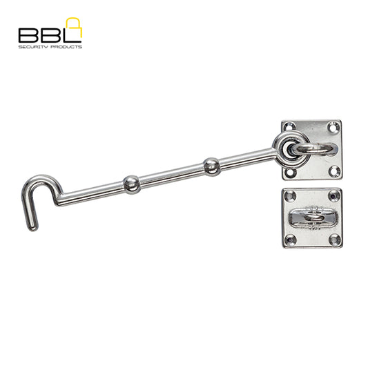 BBL Cabin Hook 150mm Satin Nickel Door Fittings BBFCH150-SN-1
