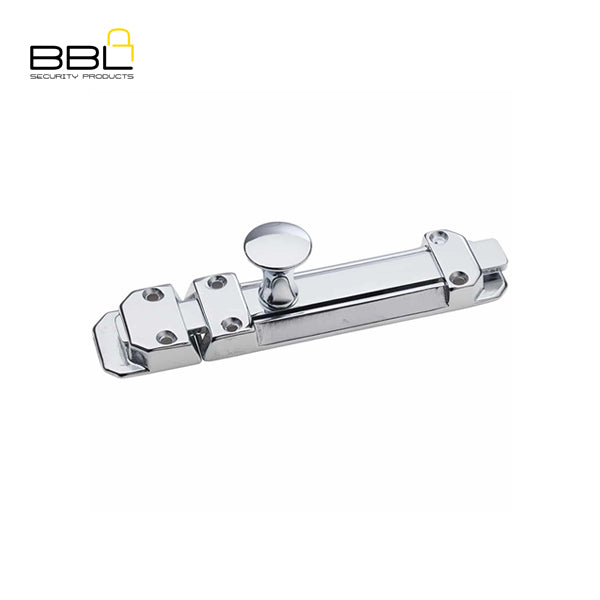 BBL Door Bolt 100mm Satin Nickel Door Fitting BBFDB100SN-1