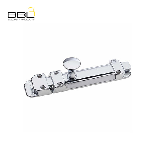 BBL Door Bolt 100mm Satin Nickel Door Fitting BBFDB100SN-1