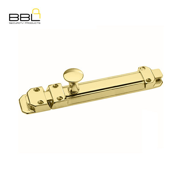 BBL Door Bolt 150mm Brass Door Fitting BBFDB150BP-1