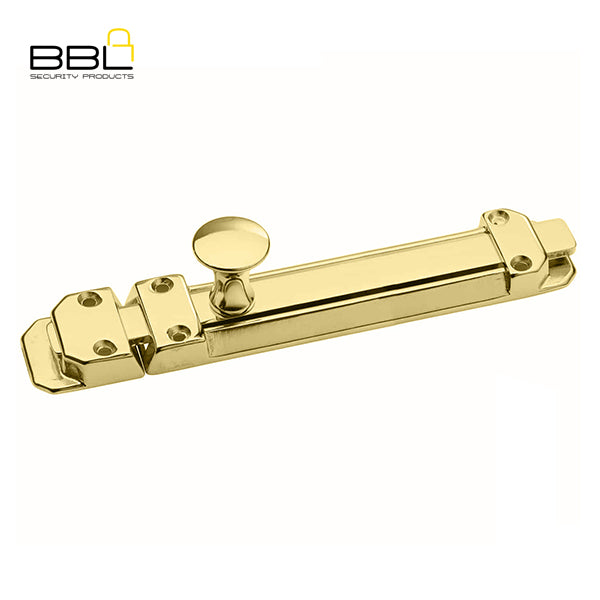 BBL Door Bolt 200mm Brass Door Fitting BBFDB200BP-1