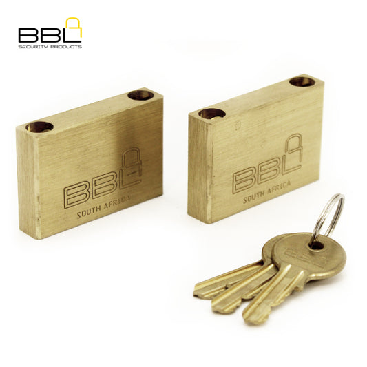BBL Expanding Type Slam Brass Padlock BBP950MXS-2 50MM