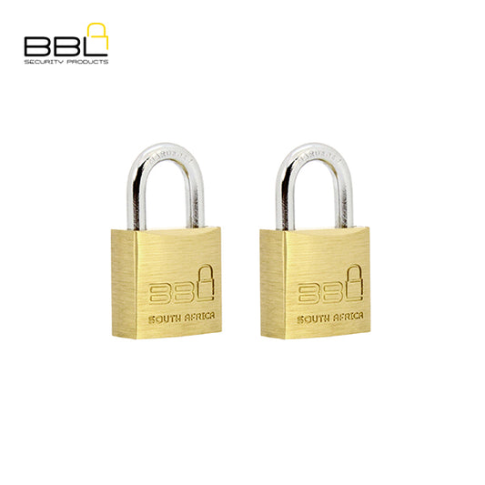 BBL Multi Pack Brass Padlocks BBP920-2 20MM DUO