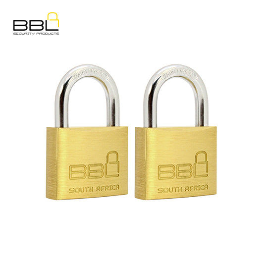 BBL Multi Pack Brass Padlocks BBP940-2 40MM
