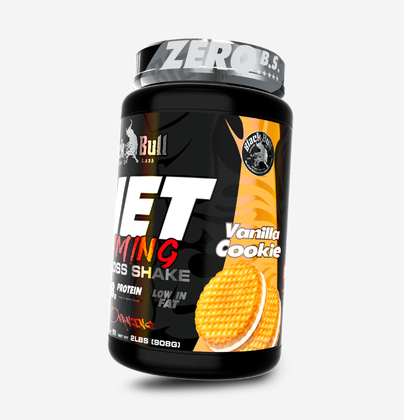 black bull diet slimming vanilla cookie