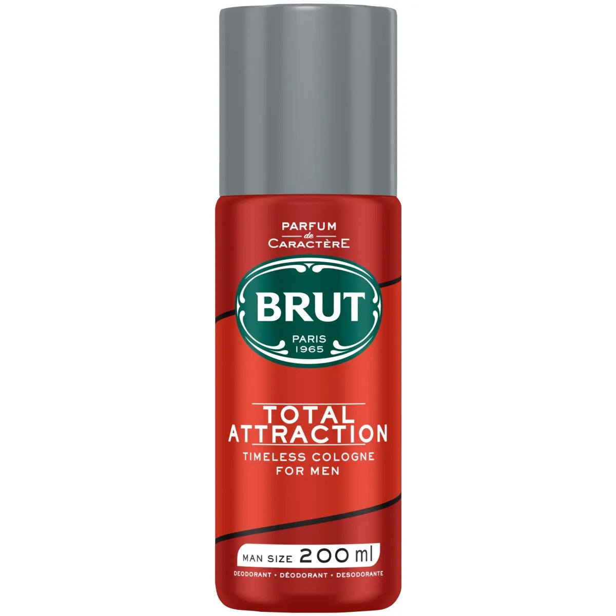 Brut Body Spray Deodorant 200ml - 200ml, Total Attraction