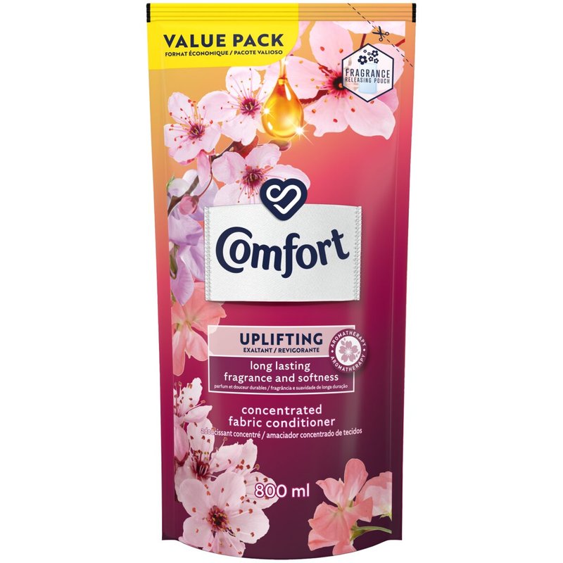Comfort Uplifting Concentrated Fabric Softener Refill 800 ml