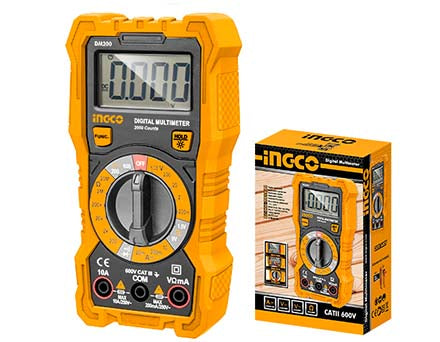 INGCO MULTIMETER DIGITAL AC/DC 600V