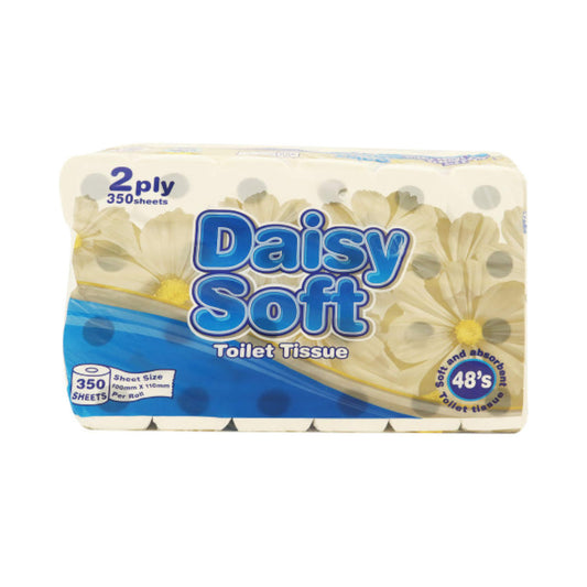 Daisy Soft - Toilet Paper 350 sheets 2ply - 48's - The Happy Nappy