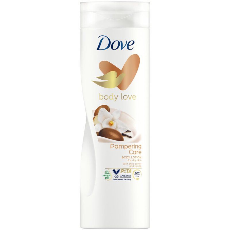 Dove Body Love Pampering Care Body Lotion for Dry Skin 400 ml
