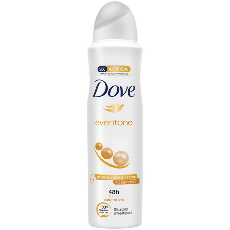 Dove Eventone Sensitive Skin Body Spray 150 ml