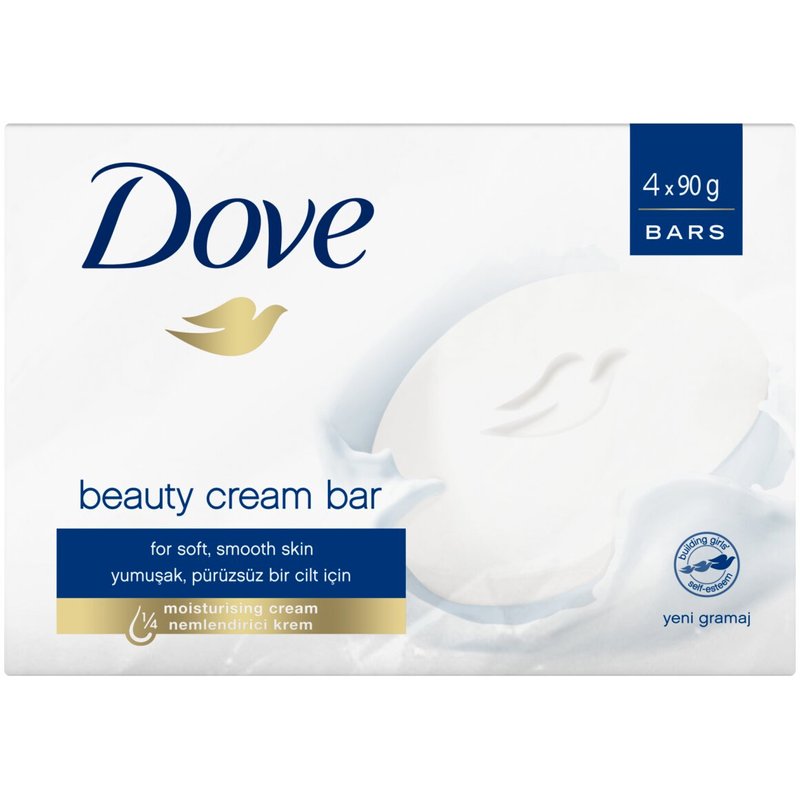 Dove Original Beauty Cream Bar 4 x 90 g