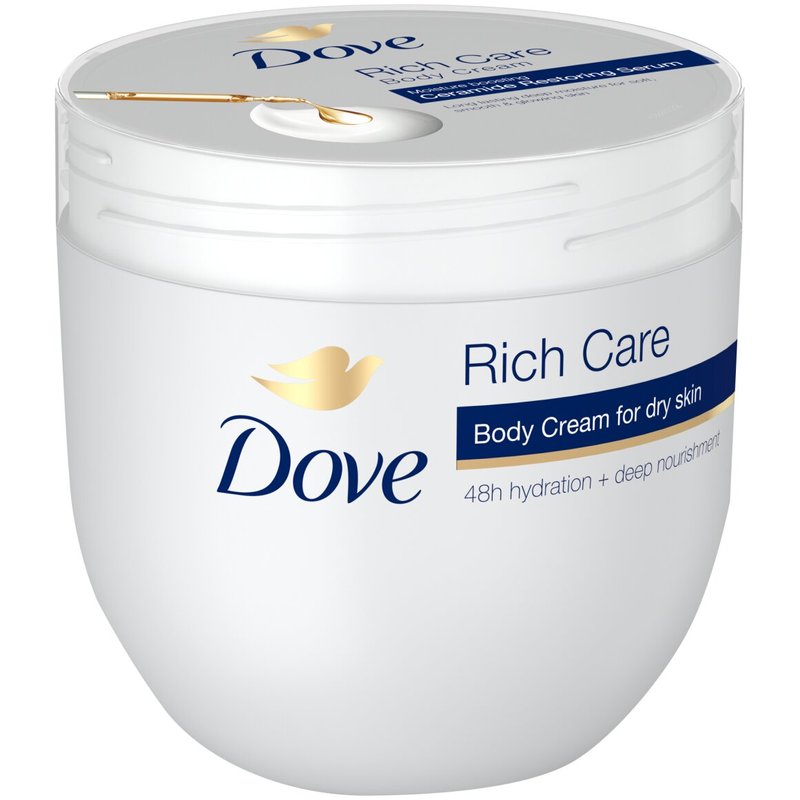 Dove Rich Care Body Cream For Dry Skin 400 ml