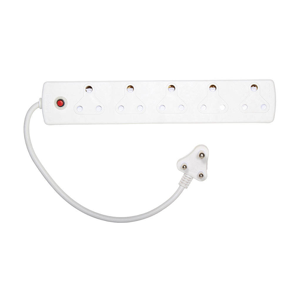 EUROLUX 5 x 16A Multi-Plug with Overload protection