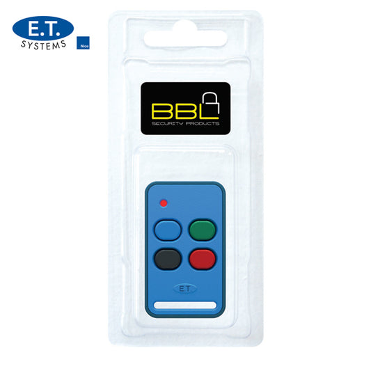 ET-Blu Mix LRT 434MHz 4 Button Remote Blister Pack ET763-1