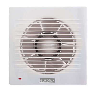 EUROLUX Extractor Square Wall Fan 208mm White