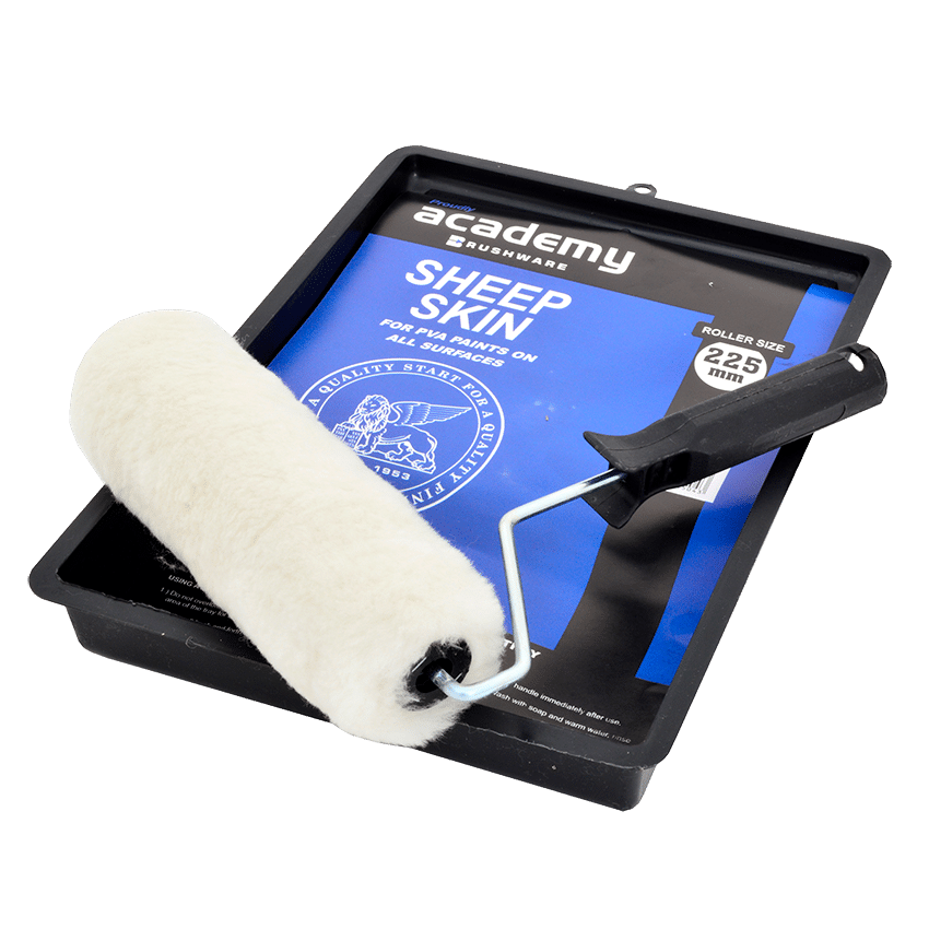 Academy Brushware — 225mm Sheepskin Roller Set
